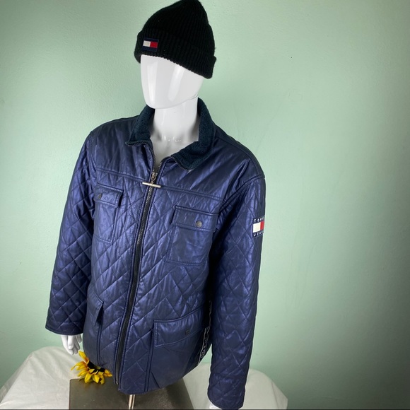 Vintage Tommy Hilfiger Quilted Puffer Jacket - Picture 2 of 8
